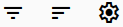sort filter settings